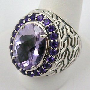 Hilary Joy 4.82ct Lilac Amethyst Sterling Ring